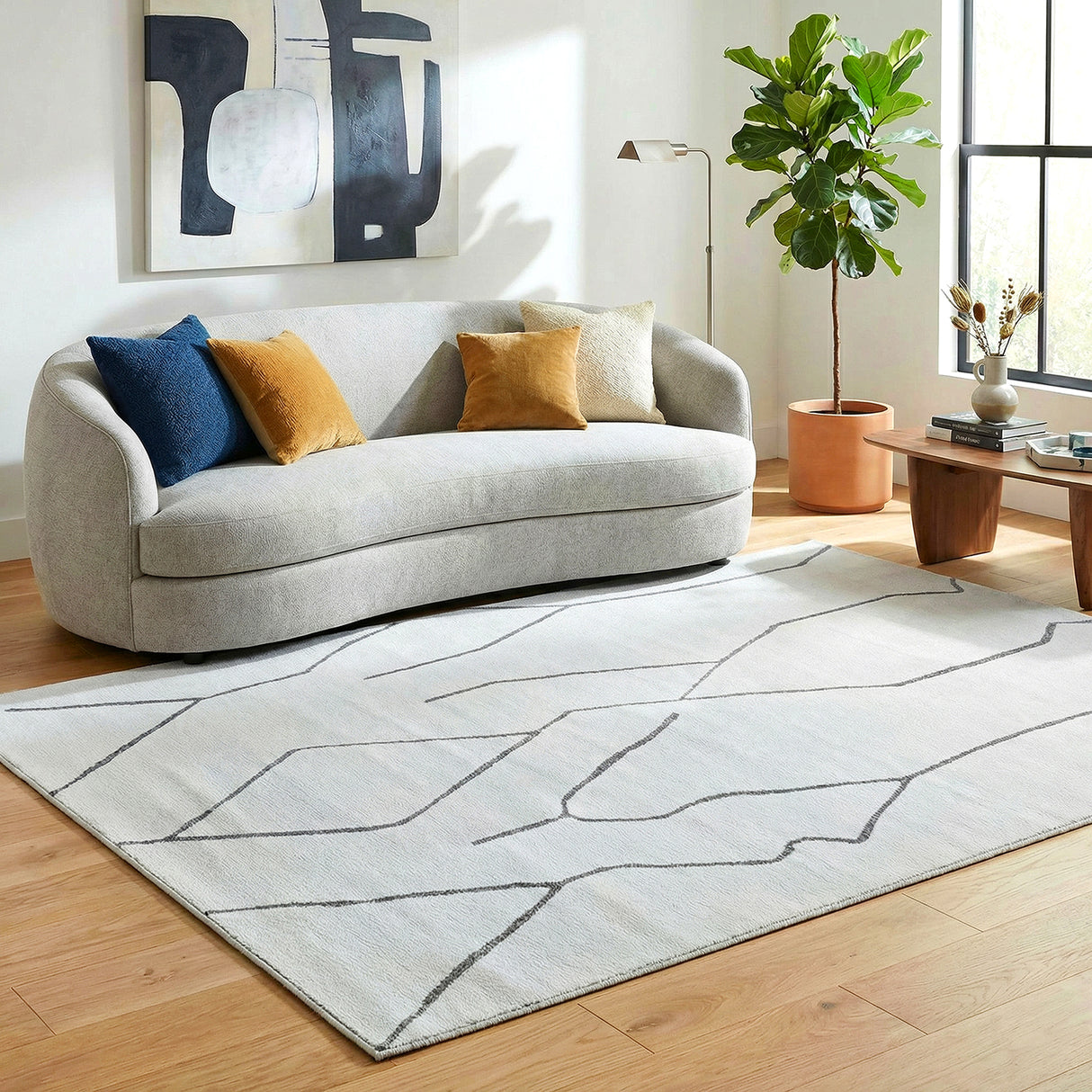 Paradise Ivy Grey Rug