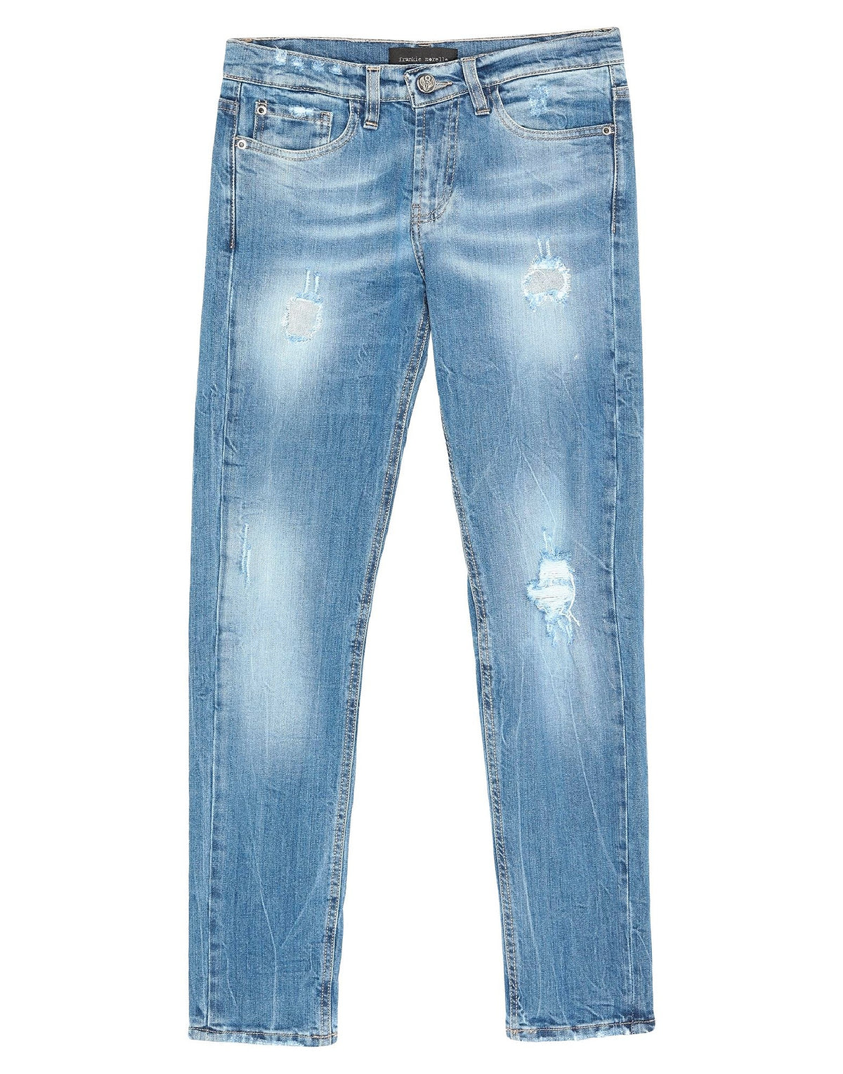 Frankie Morello Womens Jeans - Blue