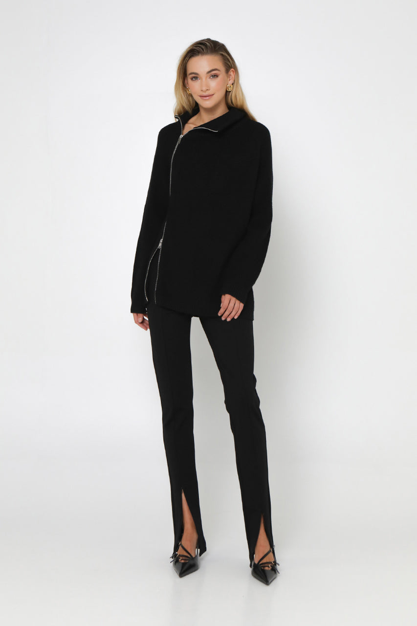 Madison The Label Reuben Knit Jumper - Black