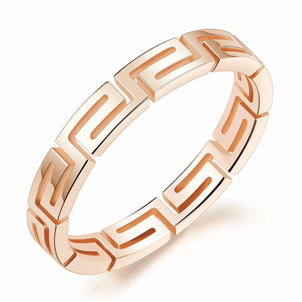 Bullion Gold Linear Dress Ring