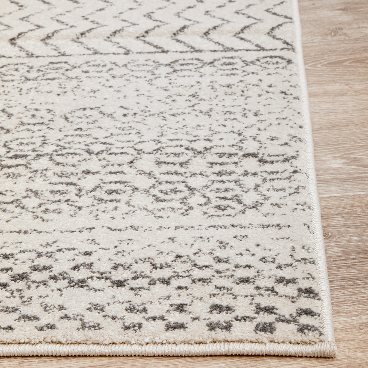 Chrome Harper Silver Rug