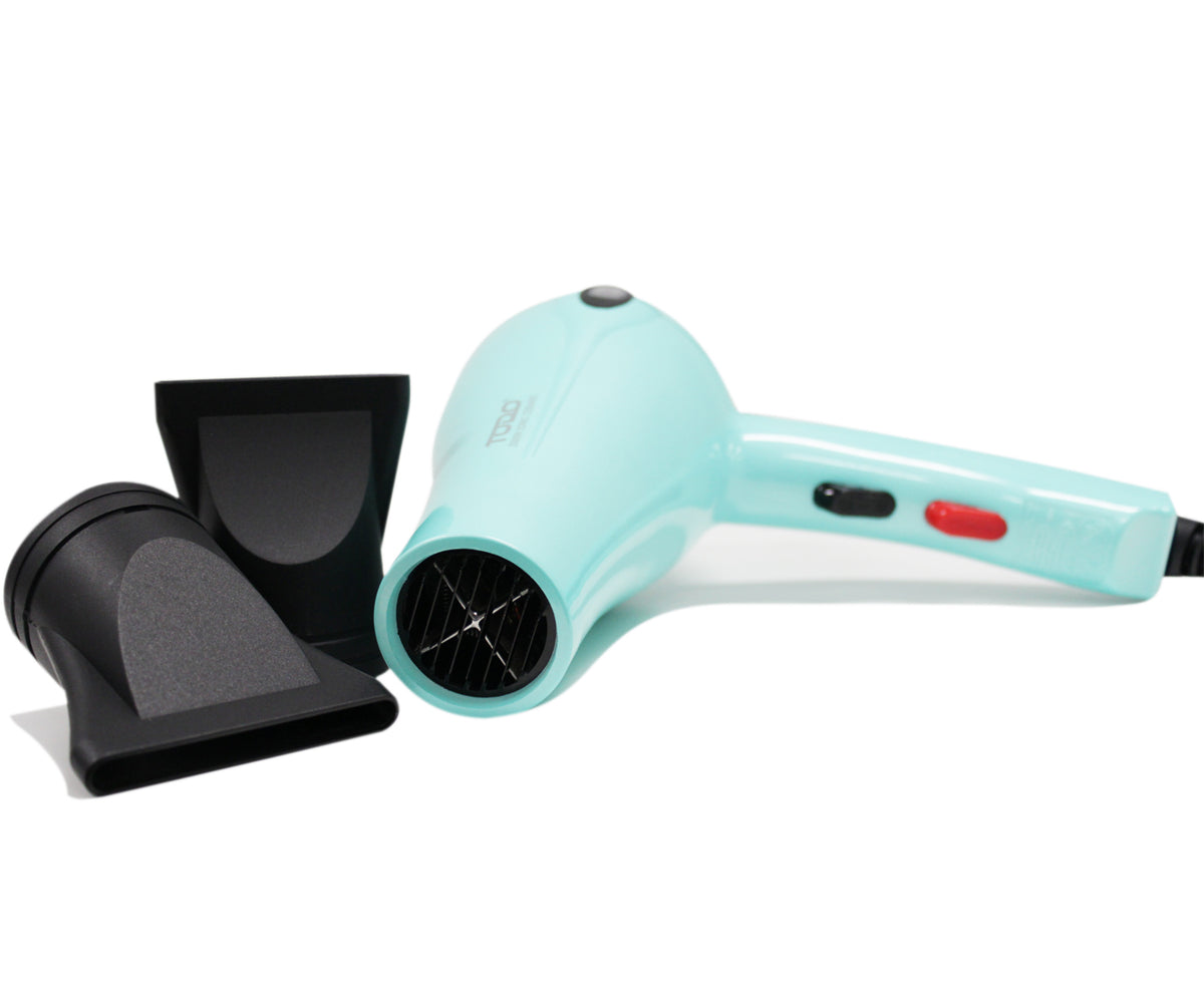 TODO 2000W Ionic Ceramic Anti Frizz Hair Dryer Digital Temperature Lcd Blue