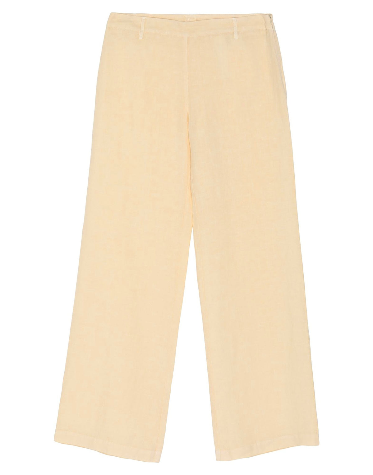 120% Lino Womens Pants - Yellow