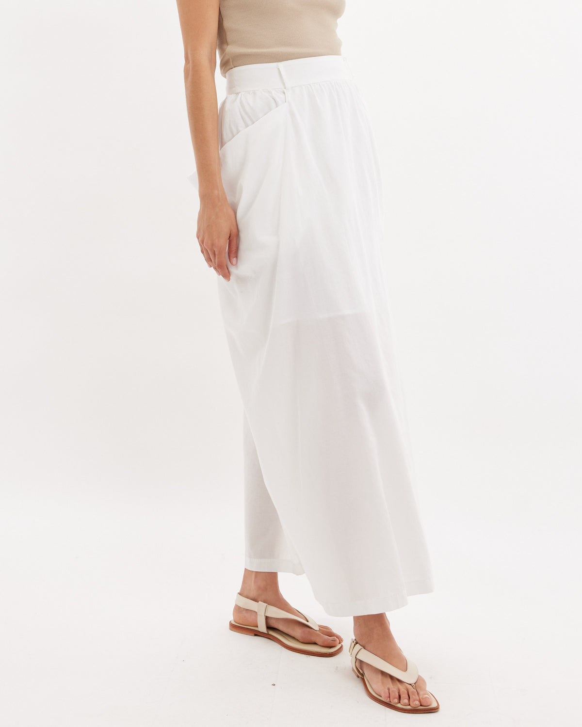Amelius Nora Pocket Maxi Skirt - White
