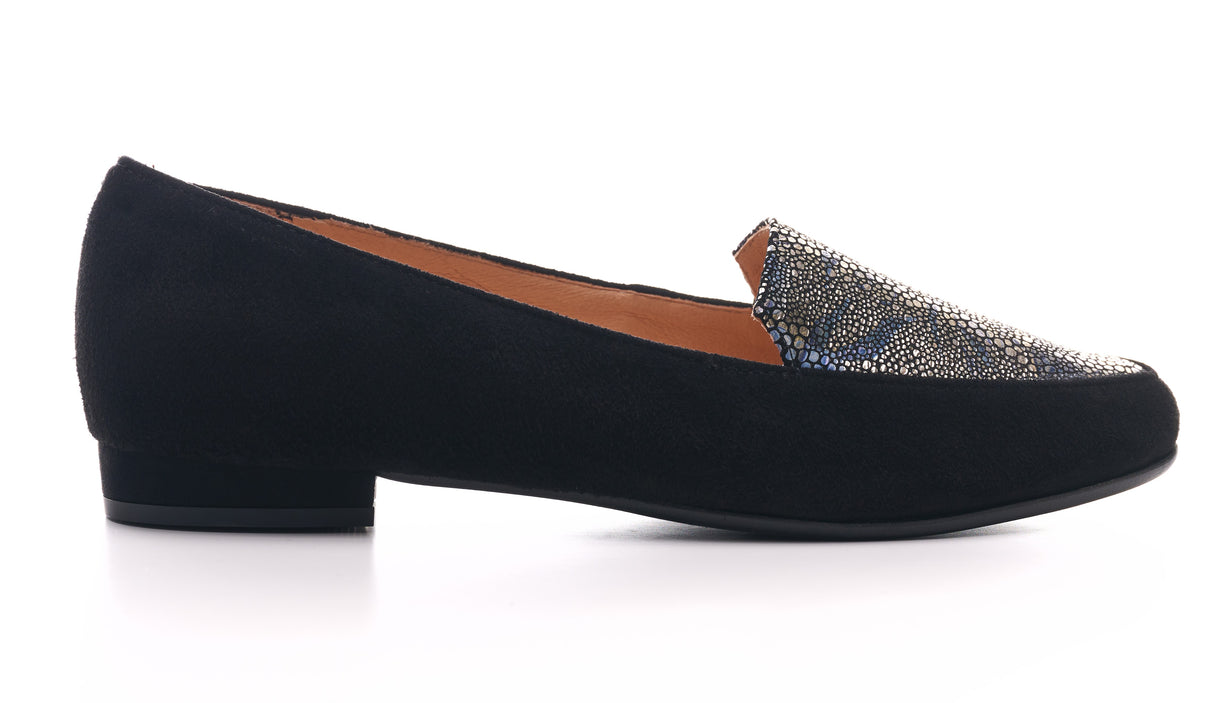 Bosccolo Womens Moccasin - Black
