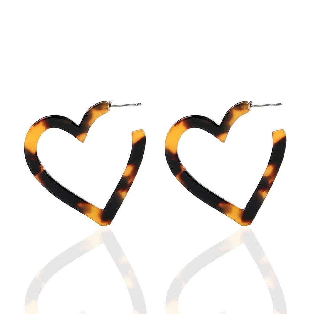 Obsession Classic Leopard Print Statement Earrings