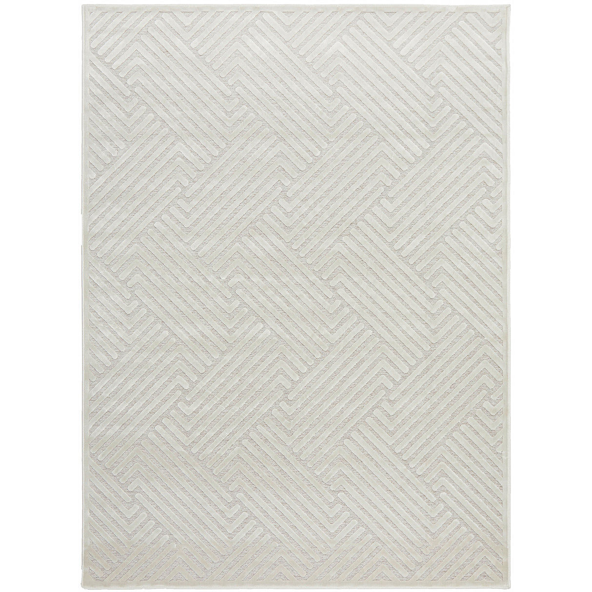 York Cindy Natural White Rug
