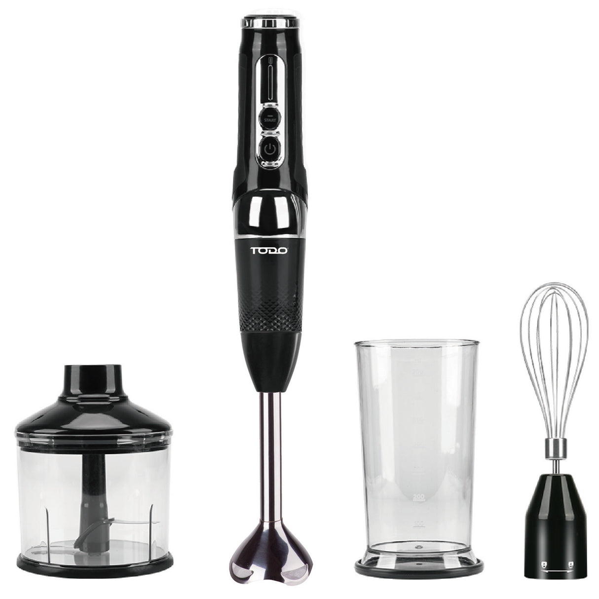 TODO Cordless Stick Blender Food Chopper Whisk 7.4V 2000mAh Handheld Electric Blender