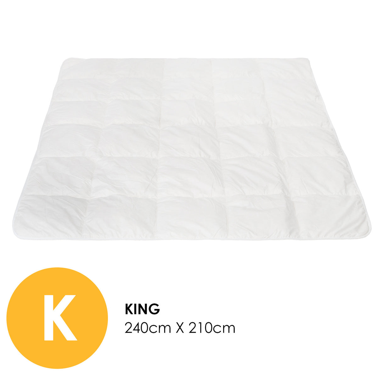 Royal Comfort 260GSM Deluxe Eco-Silk Touch Quilt