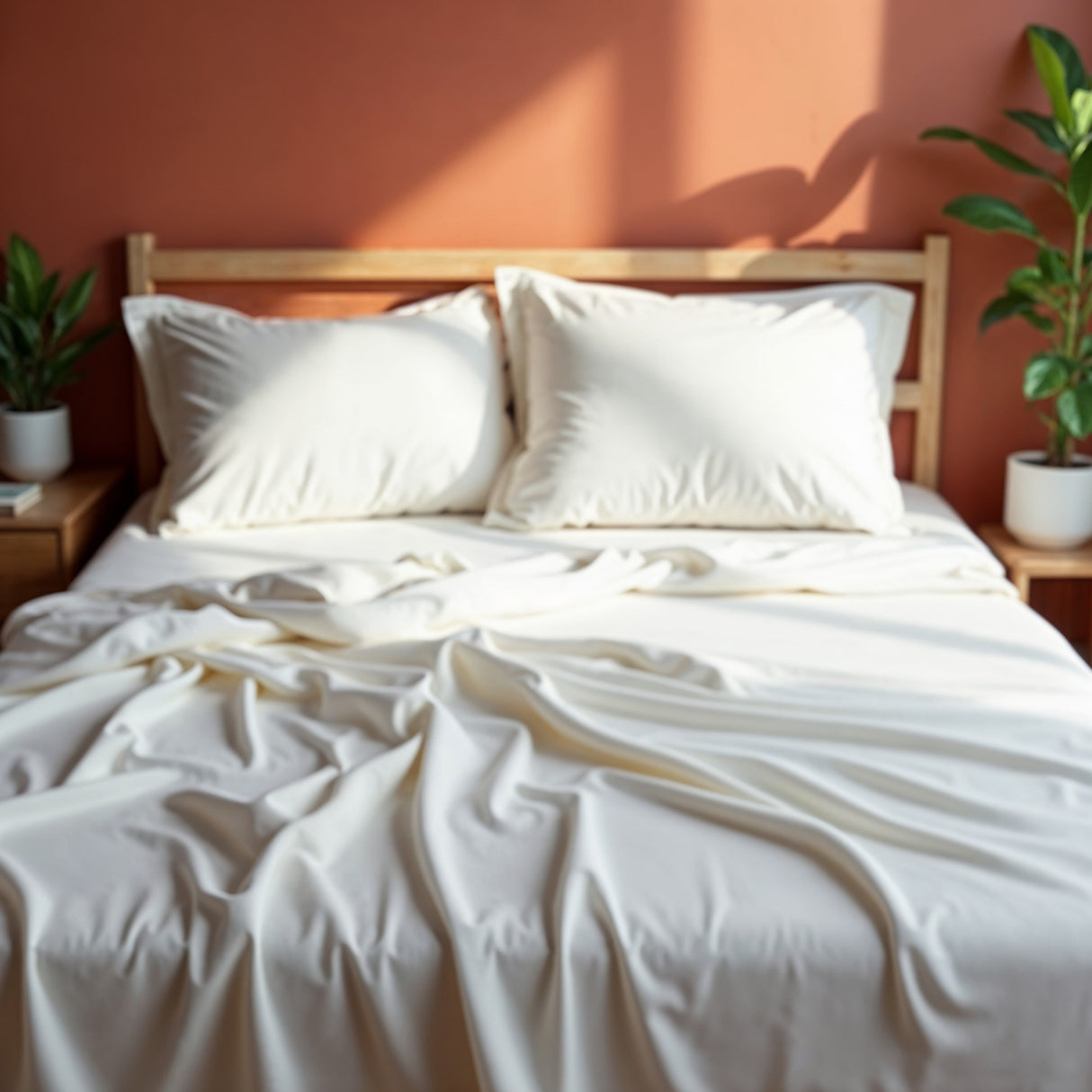 Royal Comfort Balmain 1000TC Bamboo cotton Sheet Sets- White