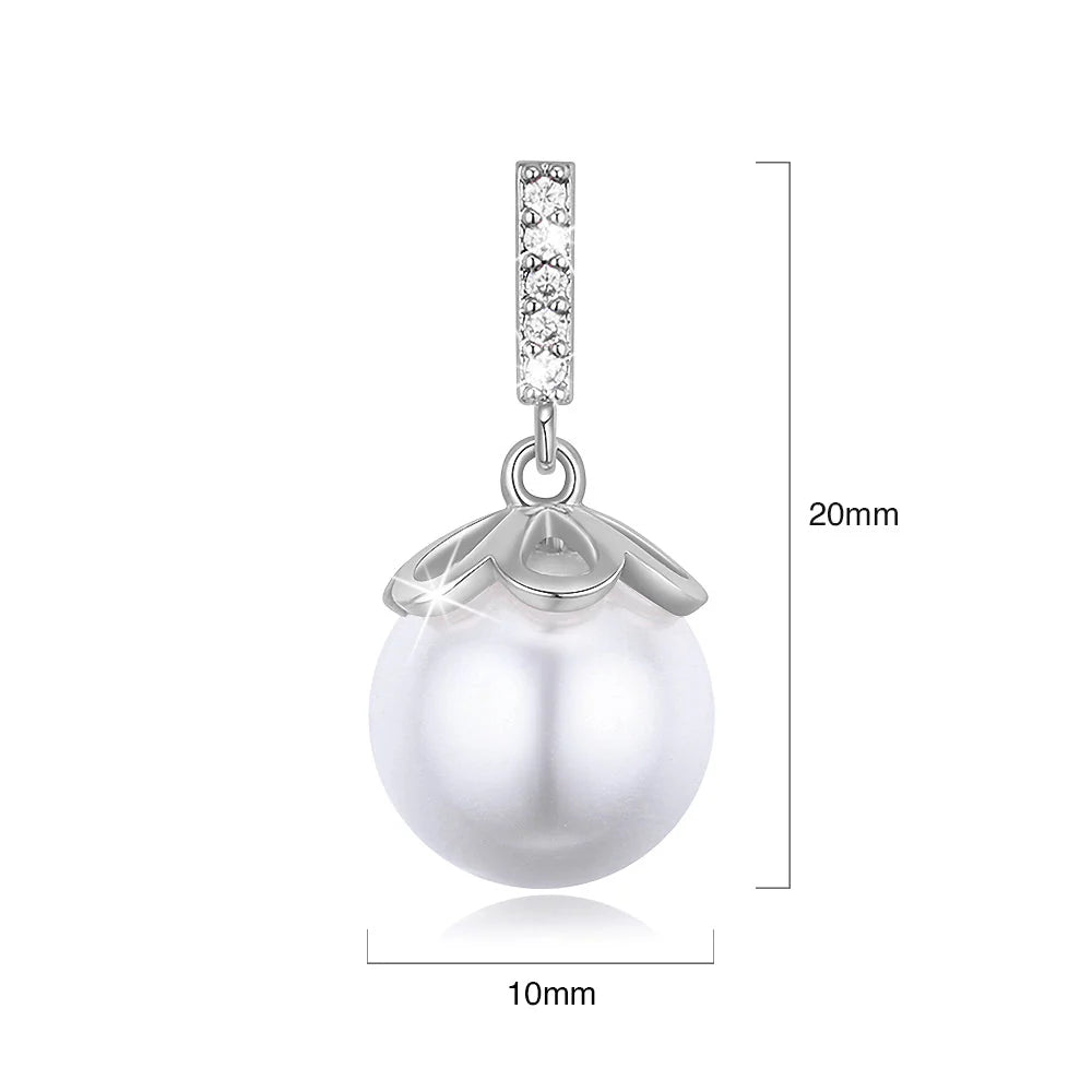 Bullion Gold Kiara Pearl Drop Earrings