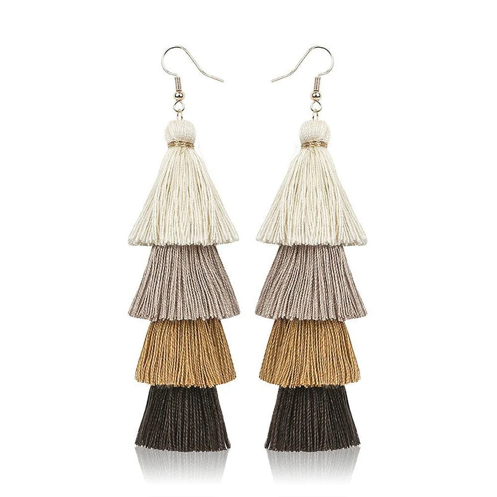 Tayla Extended Tassel Earrings