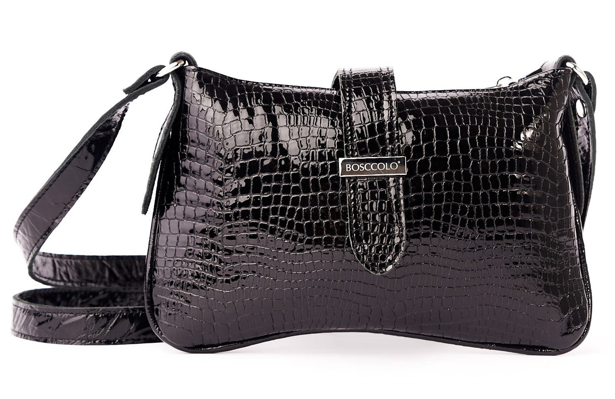 Bosccolo Bag In Black Croco