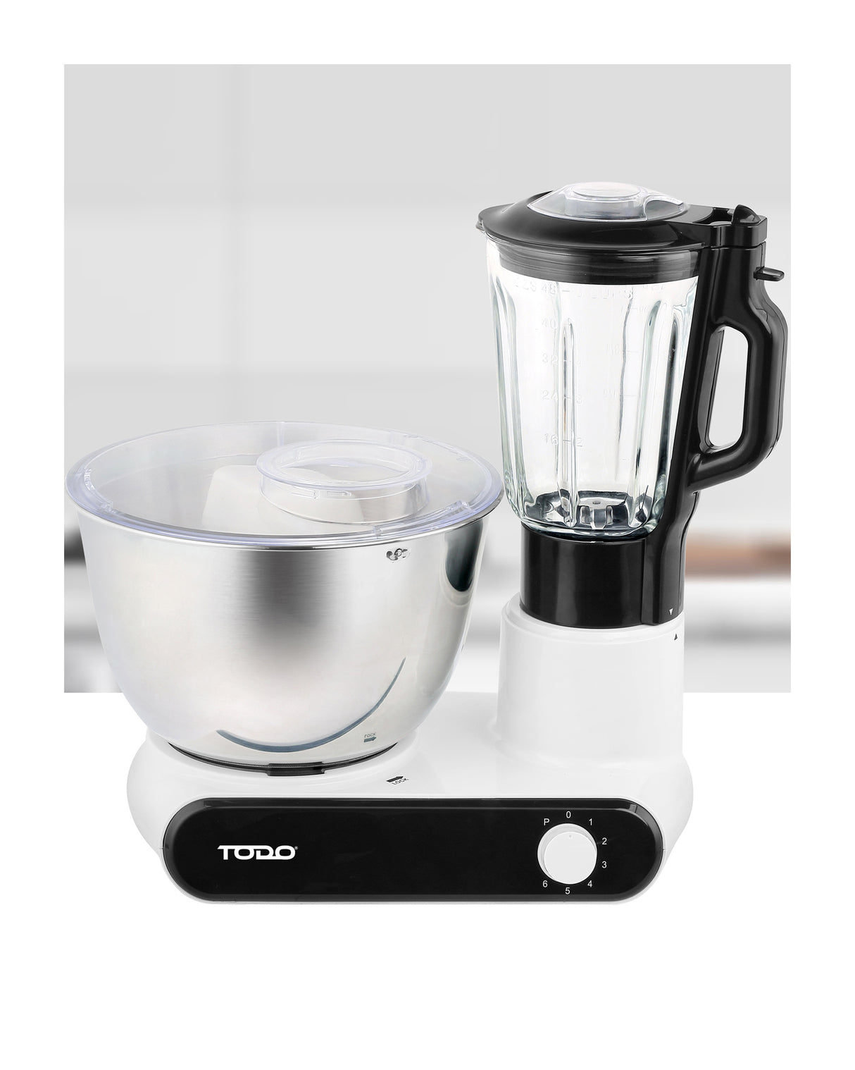 TODO Electric Stand Mixer 6L Stainless Steel Bowl Blender Attachment 7 Speed