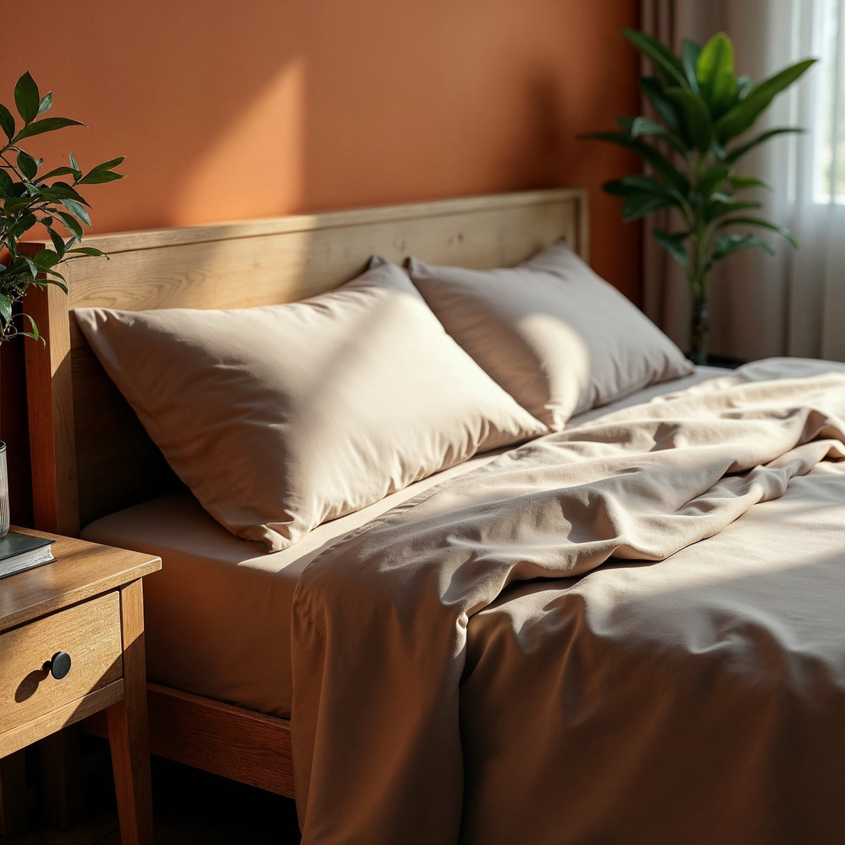 Royal Comfort Blended Bamboo Sheet Set Warm Grey