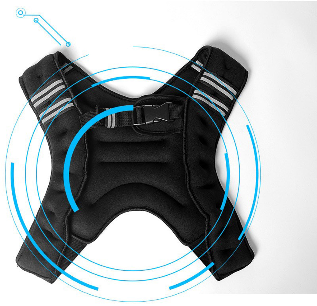 TODO 8kg Weight Vest Weighted Resistance Training Running Fitness Workout Vest