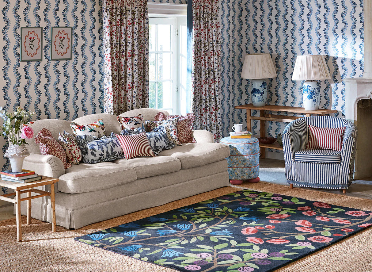 Sanderson Foraging Indigo 146618 Rug