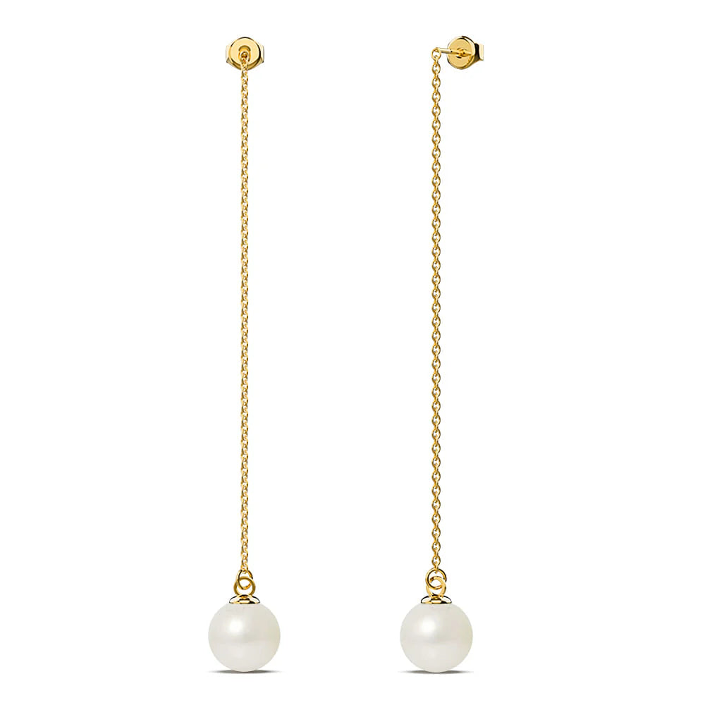 Krystal Couture Katarina Pearl Drop Earrings Embellished with SWAROVSKI Crystals Pearls