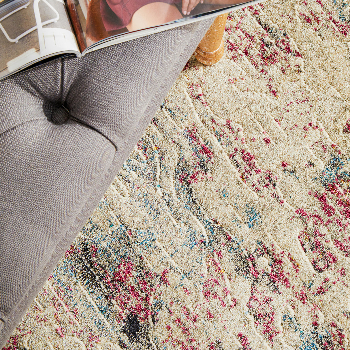 Dream Scape 860 Stone Runner Rug