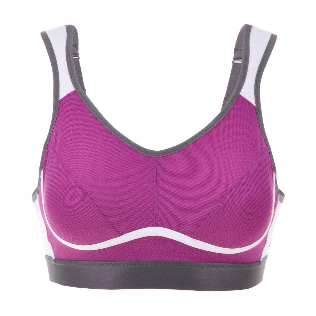 High Impact Bounce Control Wireless Workout Bra - Purple