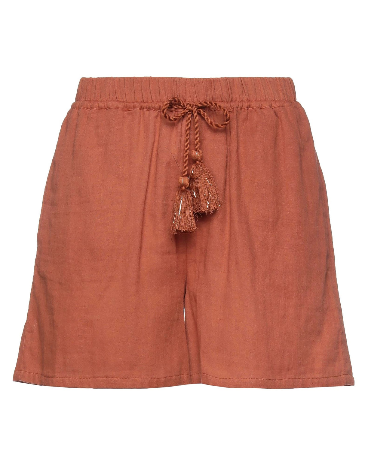 Emma & Gaia Red Womens Shorts & Bermuda Shorts - Brown