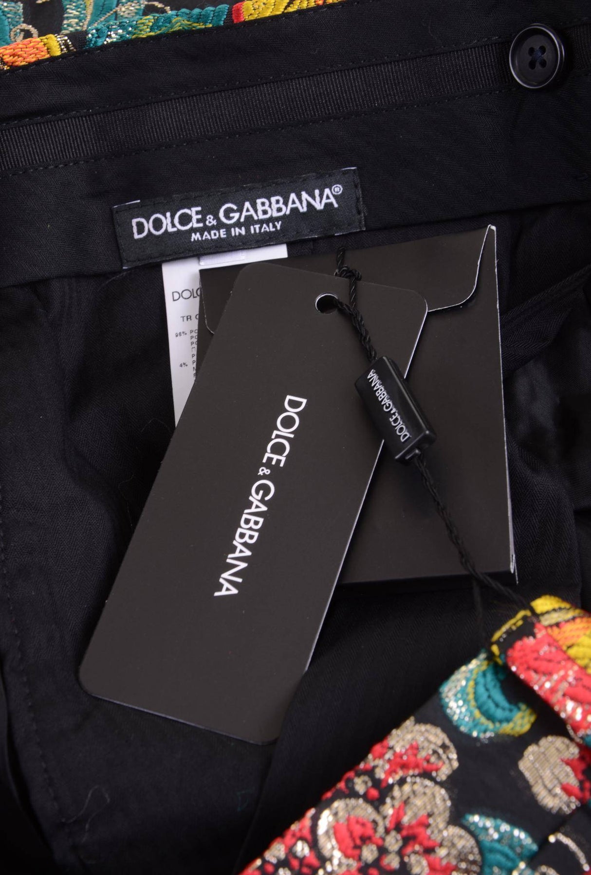 Dolce & Gabbana Men Flowers Trouser