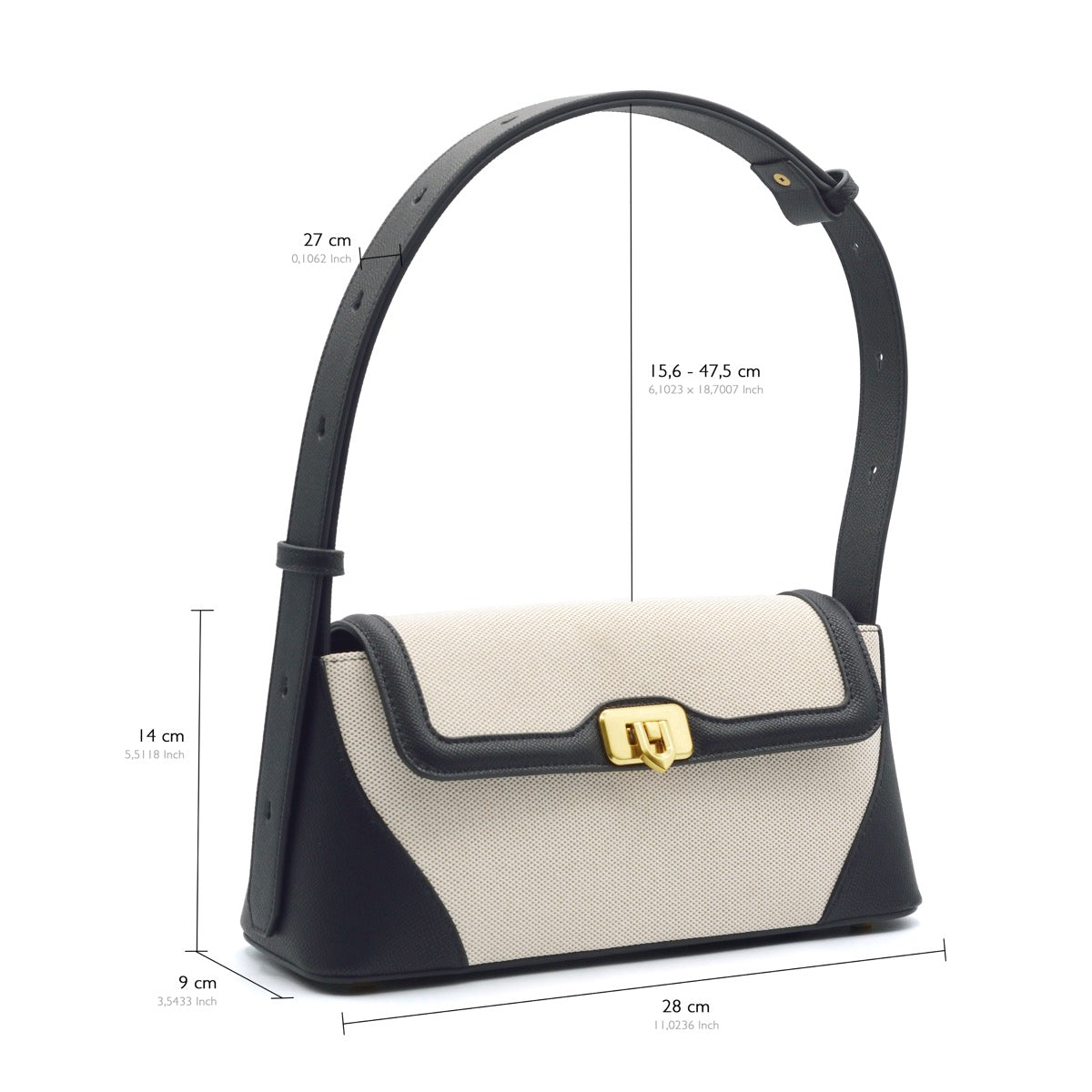 Vanilla Shoulder Bag - Black