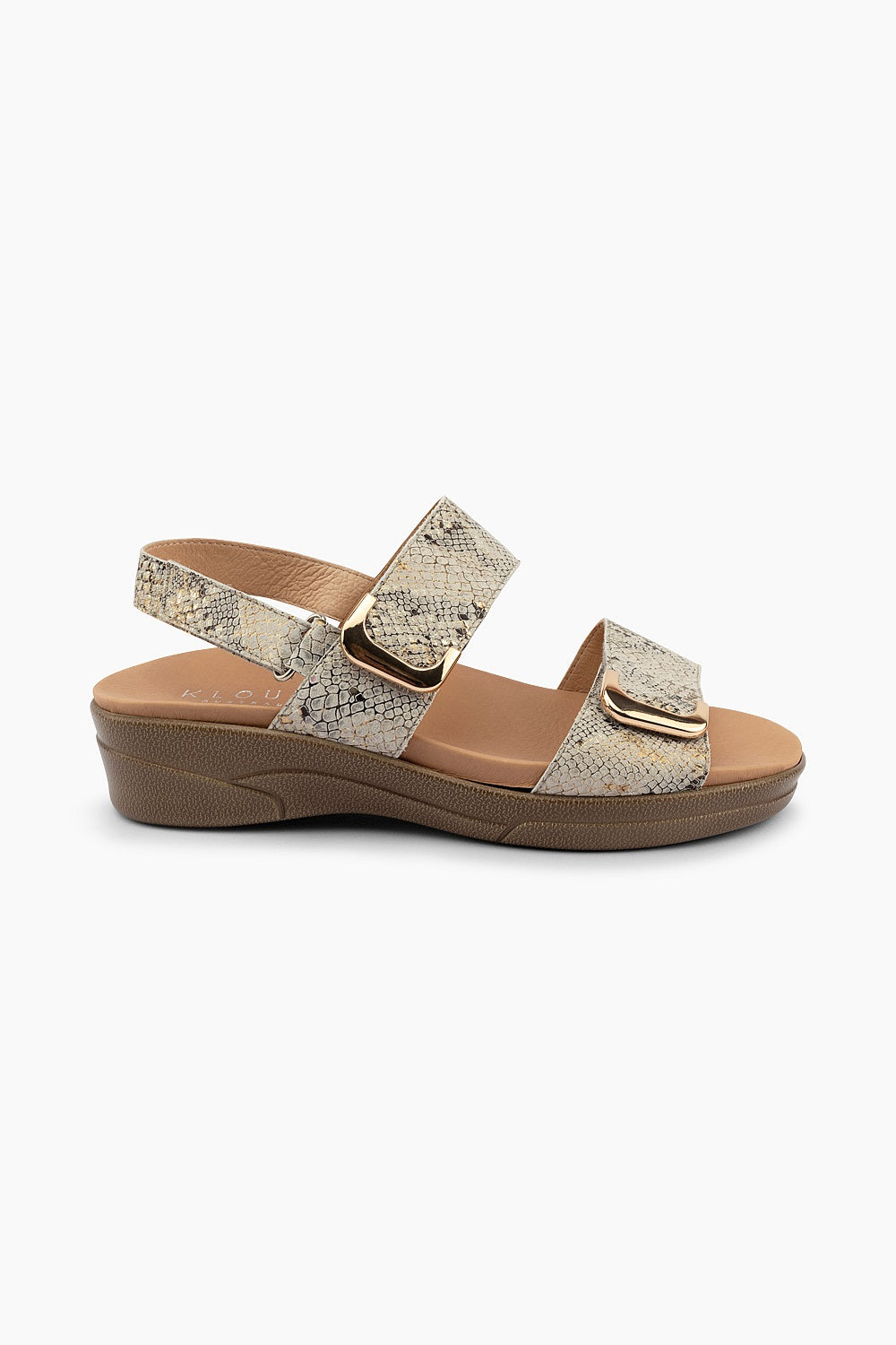 Klouds Elegance Print Taupe Snake