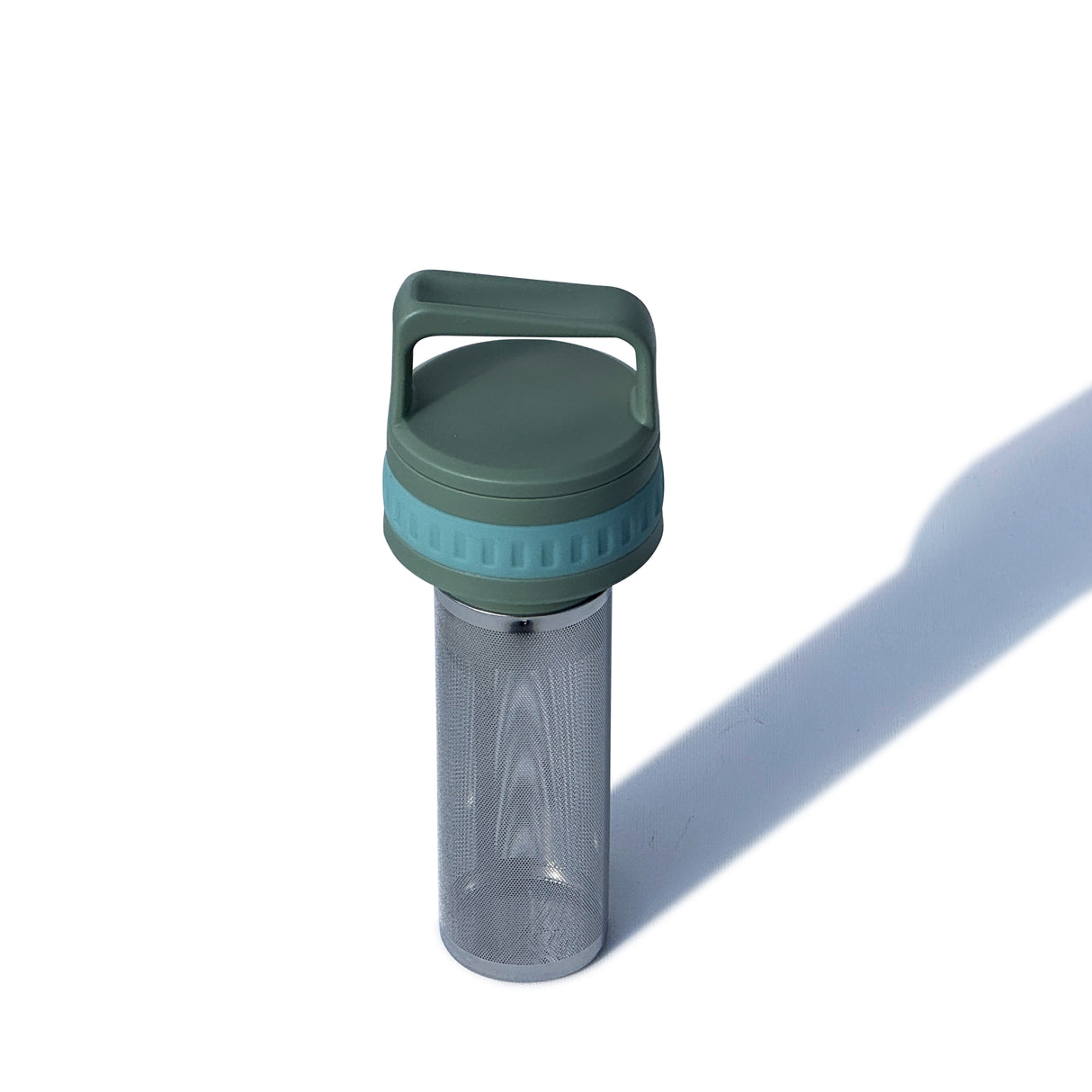 Glass is Greener + carry cover - 750 ml - Tea Brew Bottle - Matcha print