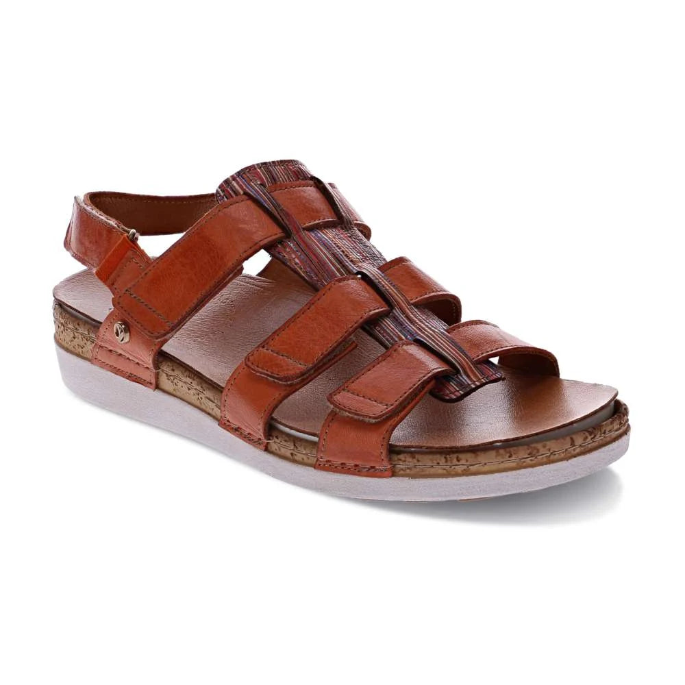 Revere Santorini Gladiator Sandal - Mango