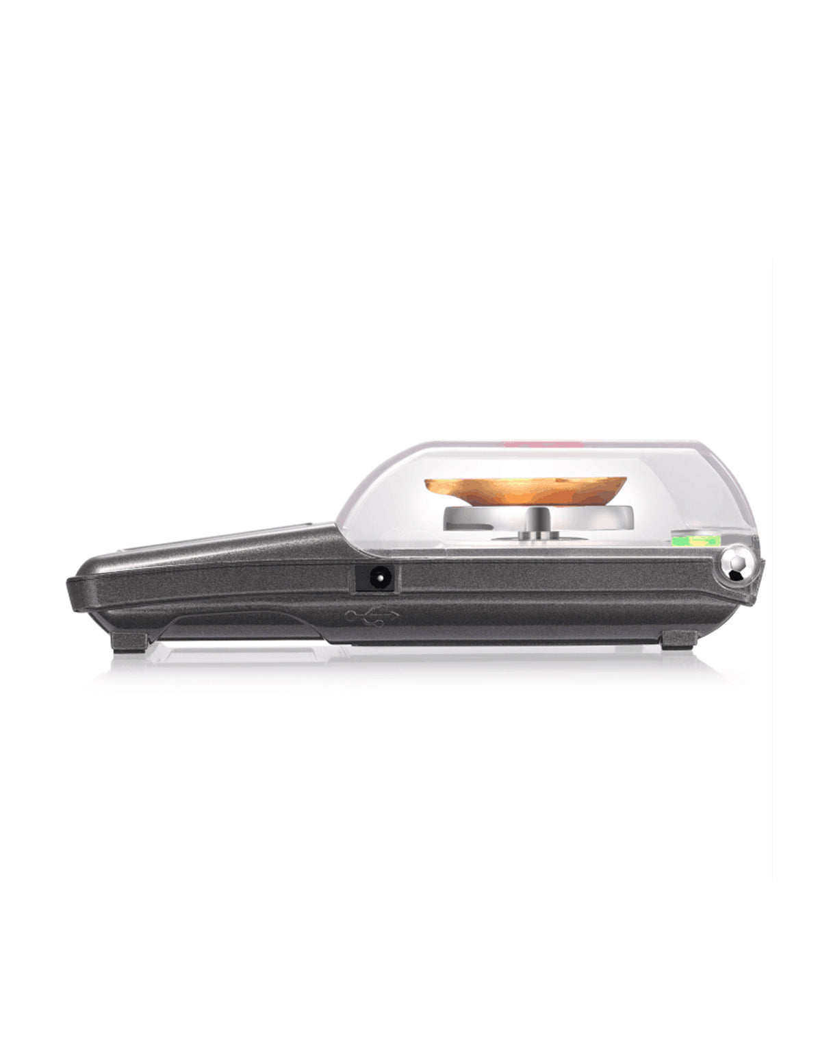 TODO 50G Digital Scale Stainless Steel Backlit Lcd 0.001G Graduation Precise Compact - Silver