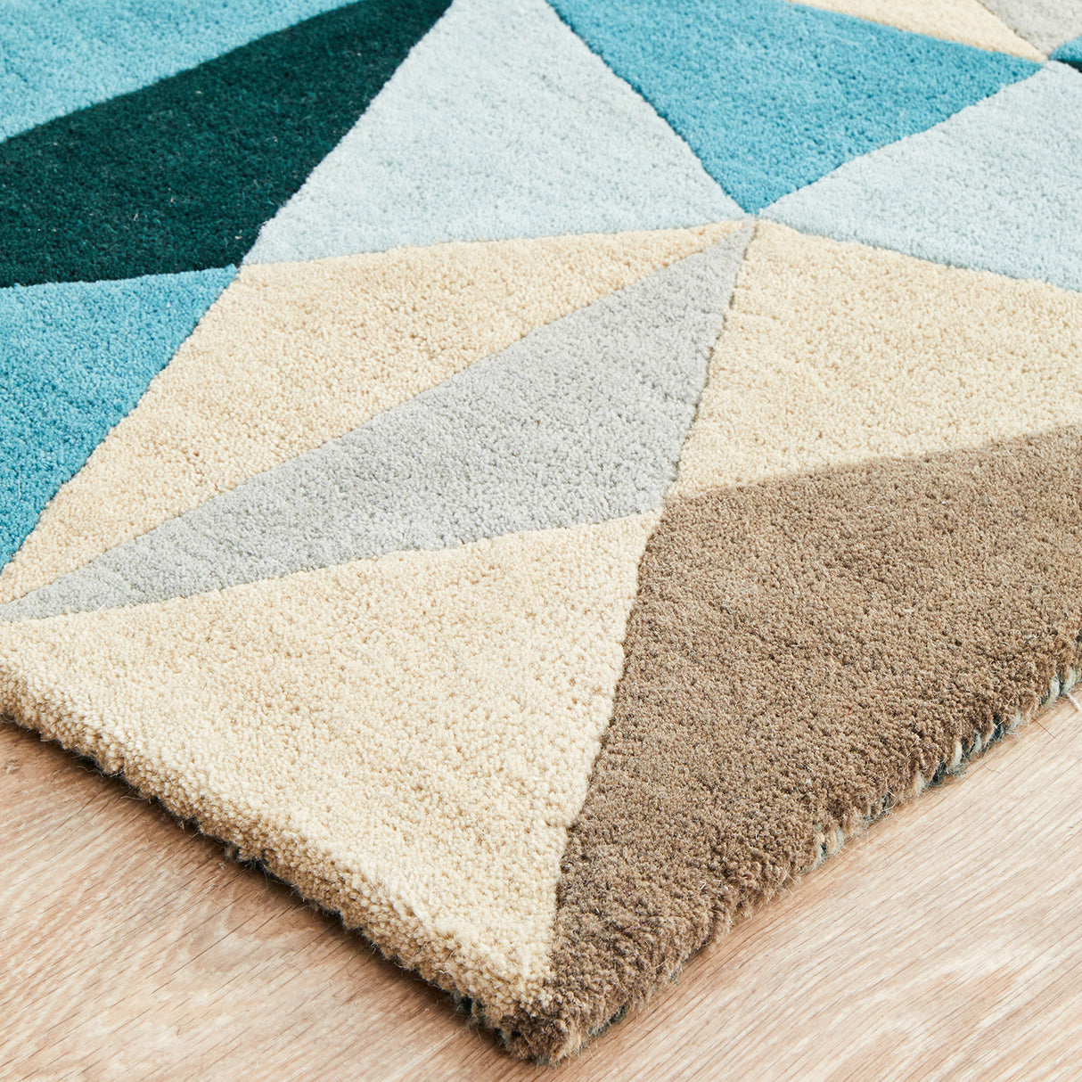 Matrix 901 Turquoise Runner Rug