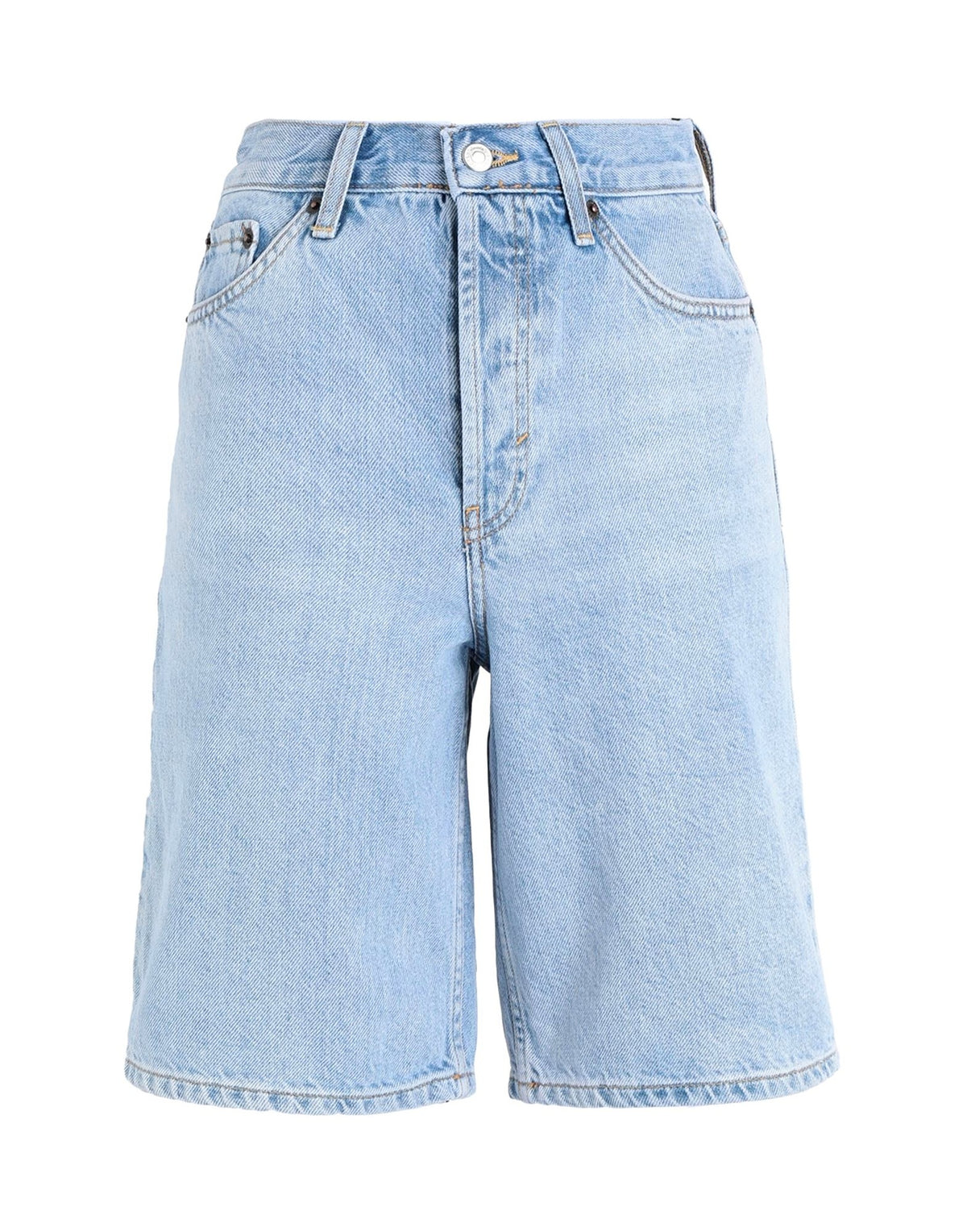 Tophop Womens Denim Shorts - Blue