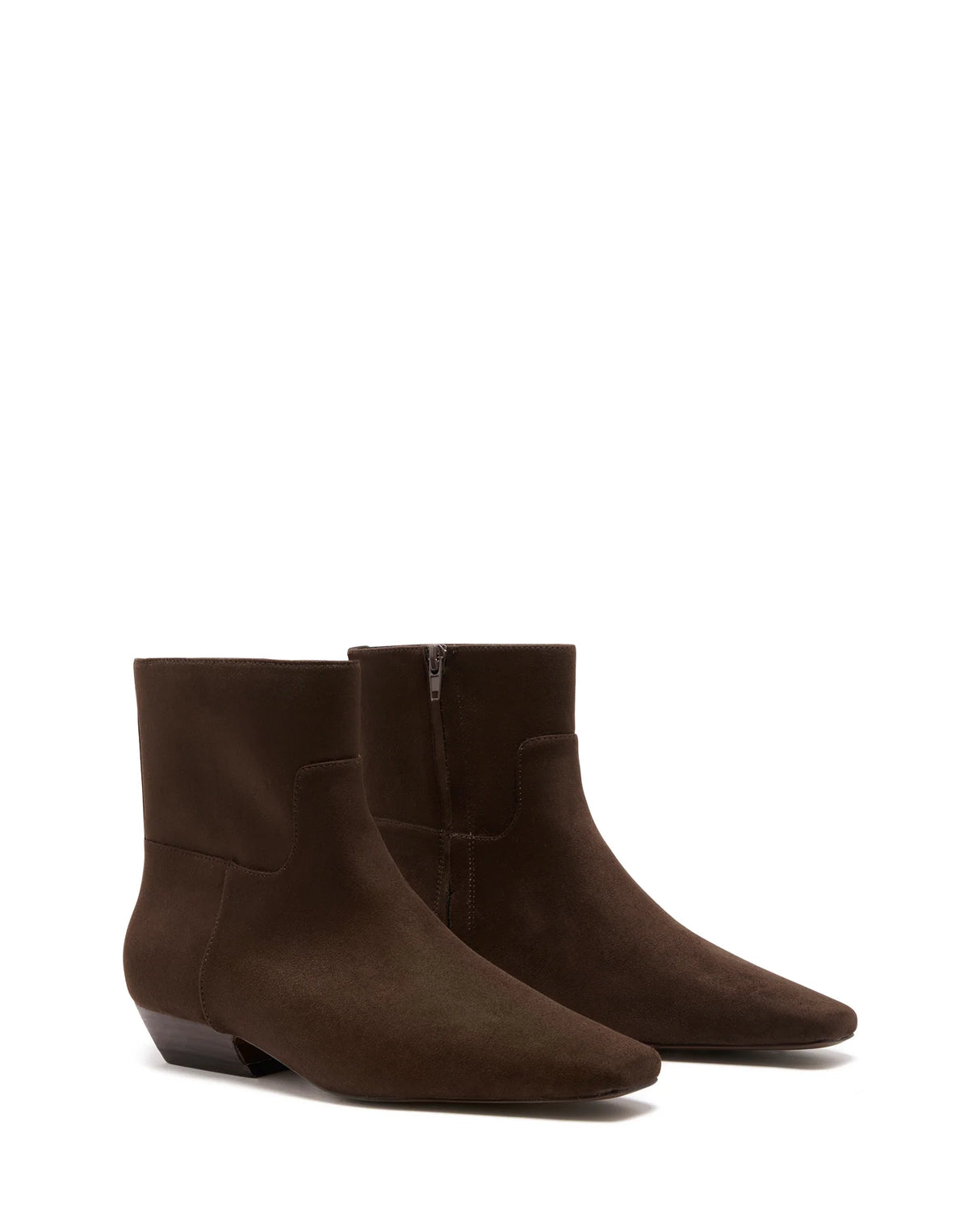 Therapy Xanthe Chocolate Faux Suede