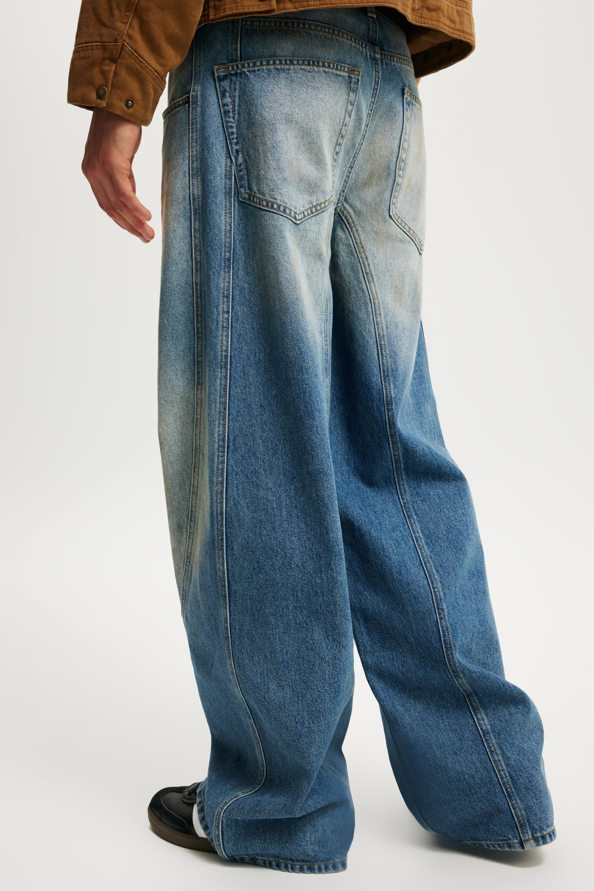 Cotton On Men's Grease Jeans - Blue