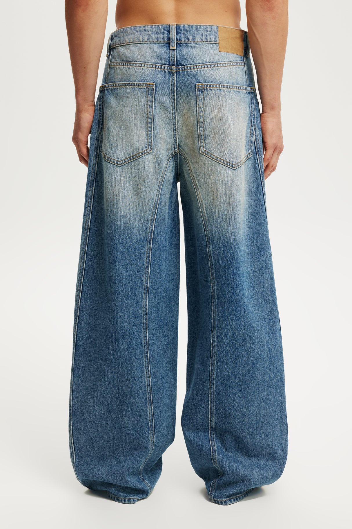 Cotton On Men's Grease Jeans - Blue