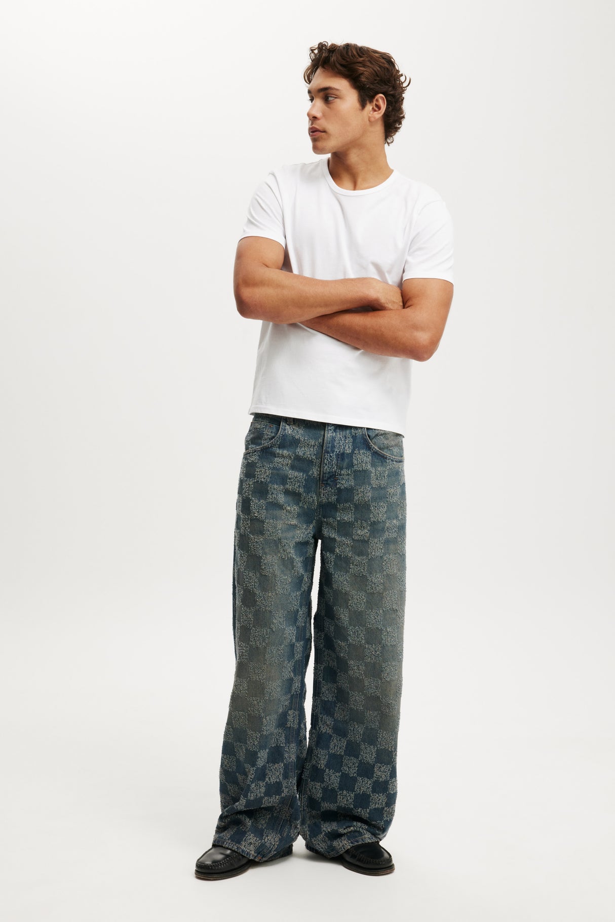 Cotton On Men's Jeans - Check Up Blue
