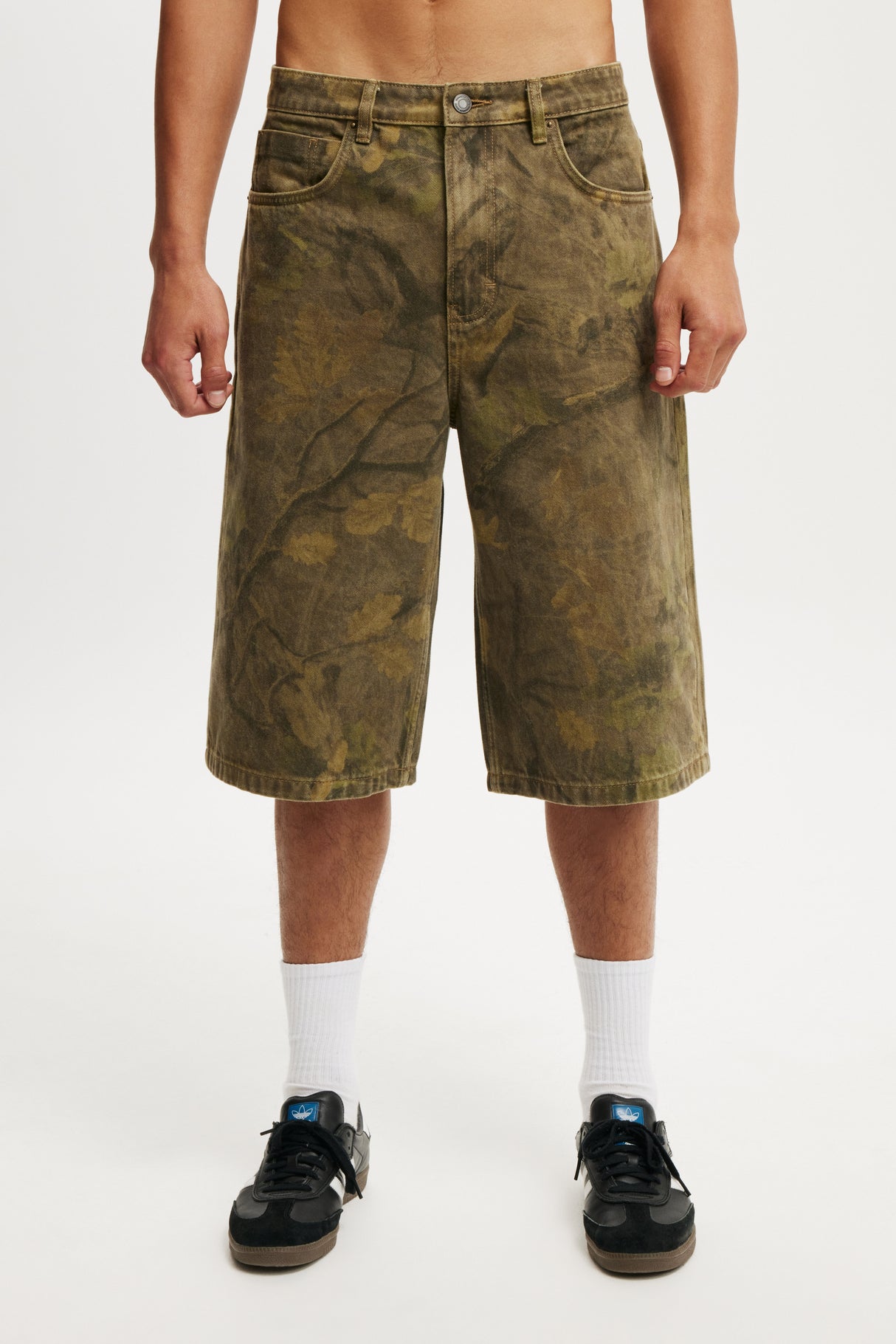 Cotton On Men's Jorts - Tree Camo