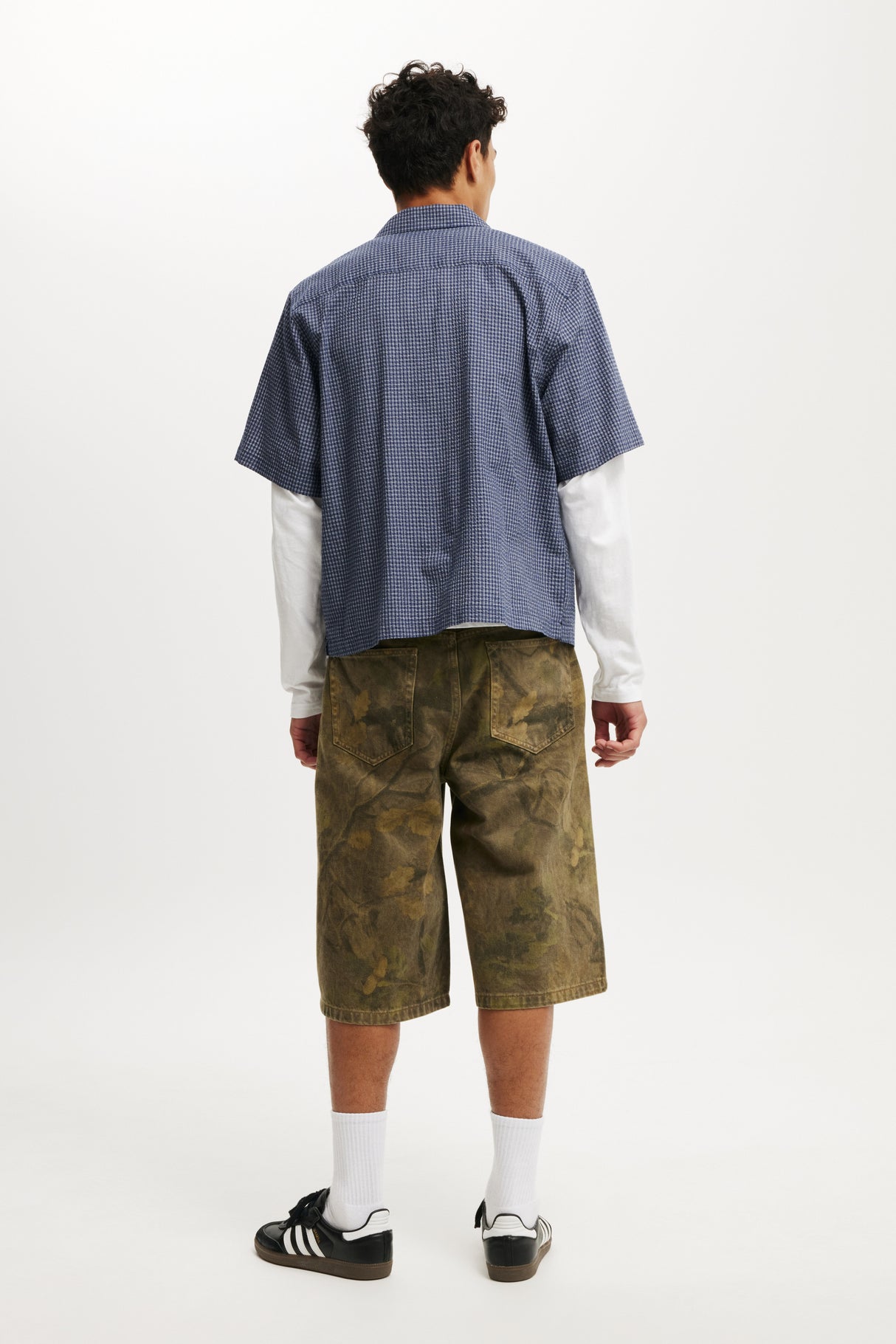 Cotton On Men's Jorts - Tree Camo