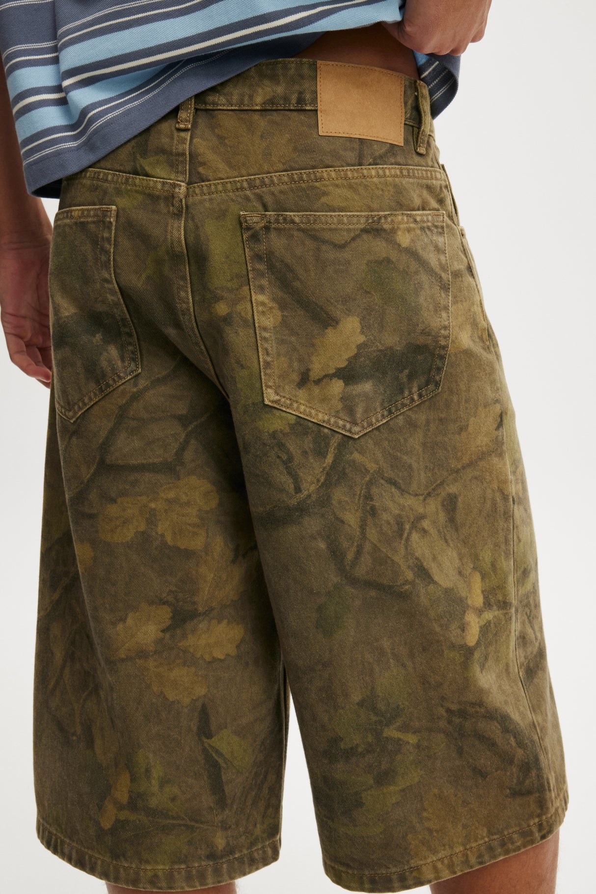 Cotton On Men's Jorts - Tree Camo