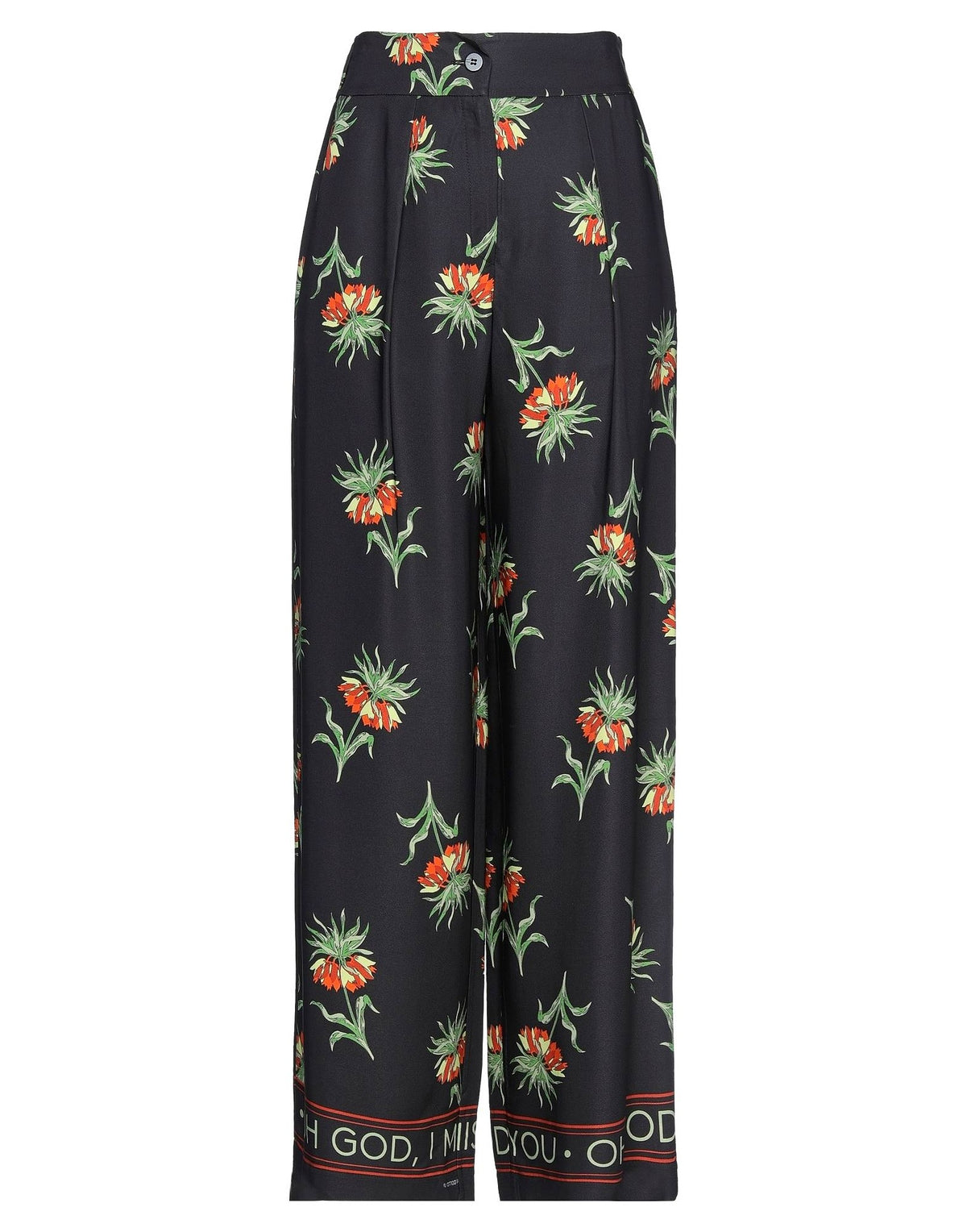 Ottod'Ame Womens Pants - Black