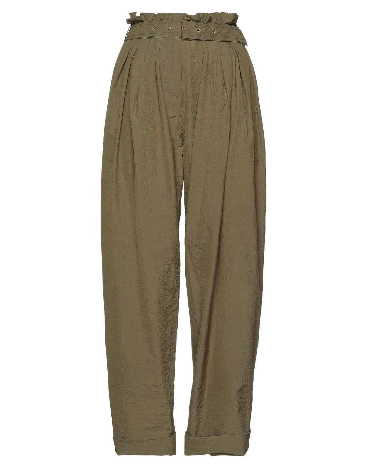 Balmain Womens Pants - Military green