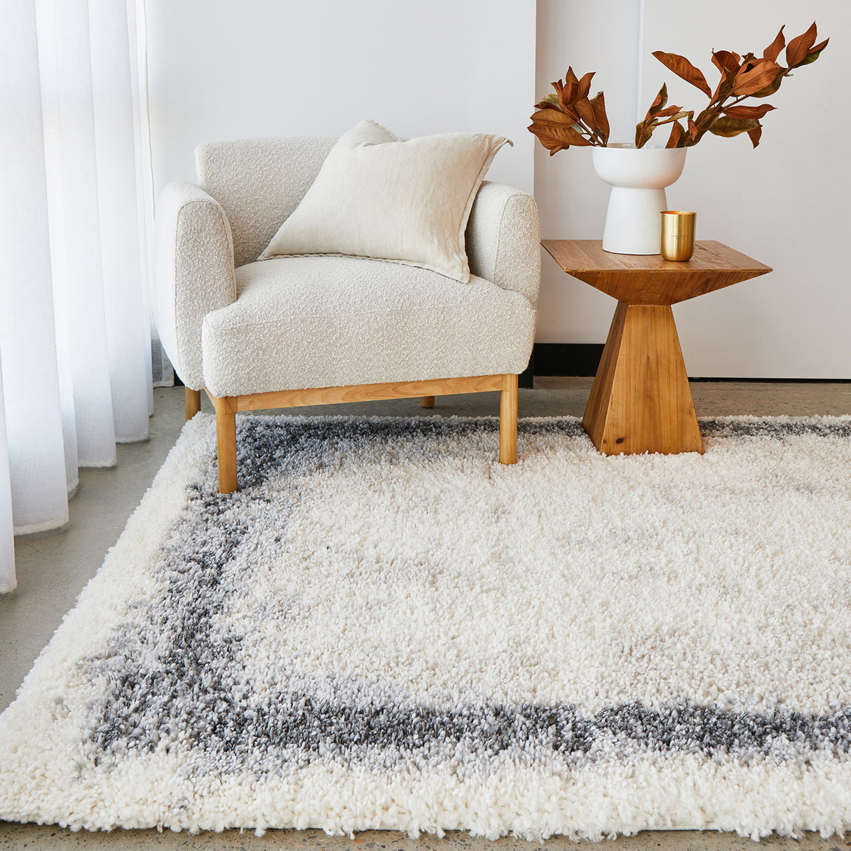 Moonlight Cloud Oxford Rug