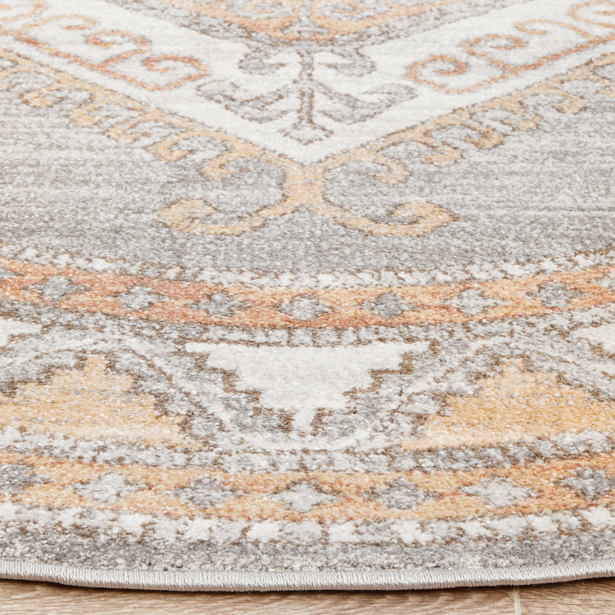 Mayfair Caitlen Grey Round Rug