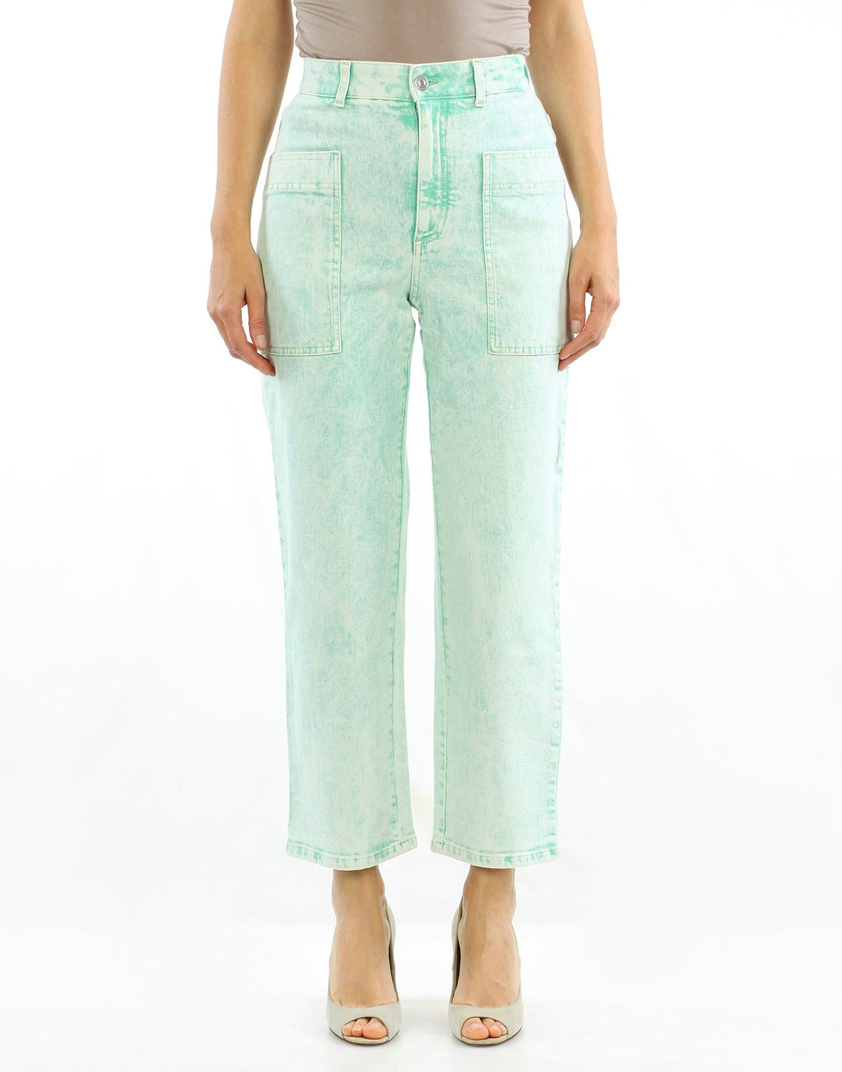 Stella Mccartney Womens Jeans - Light green