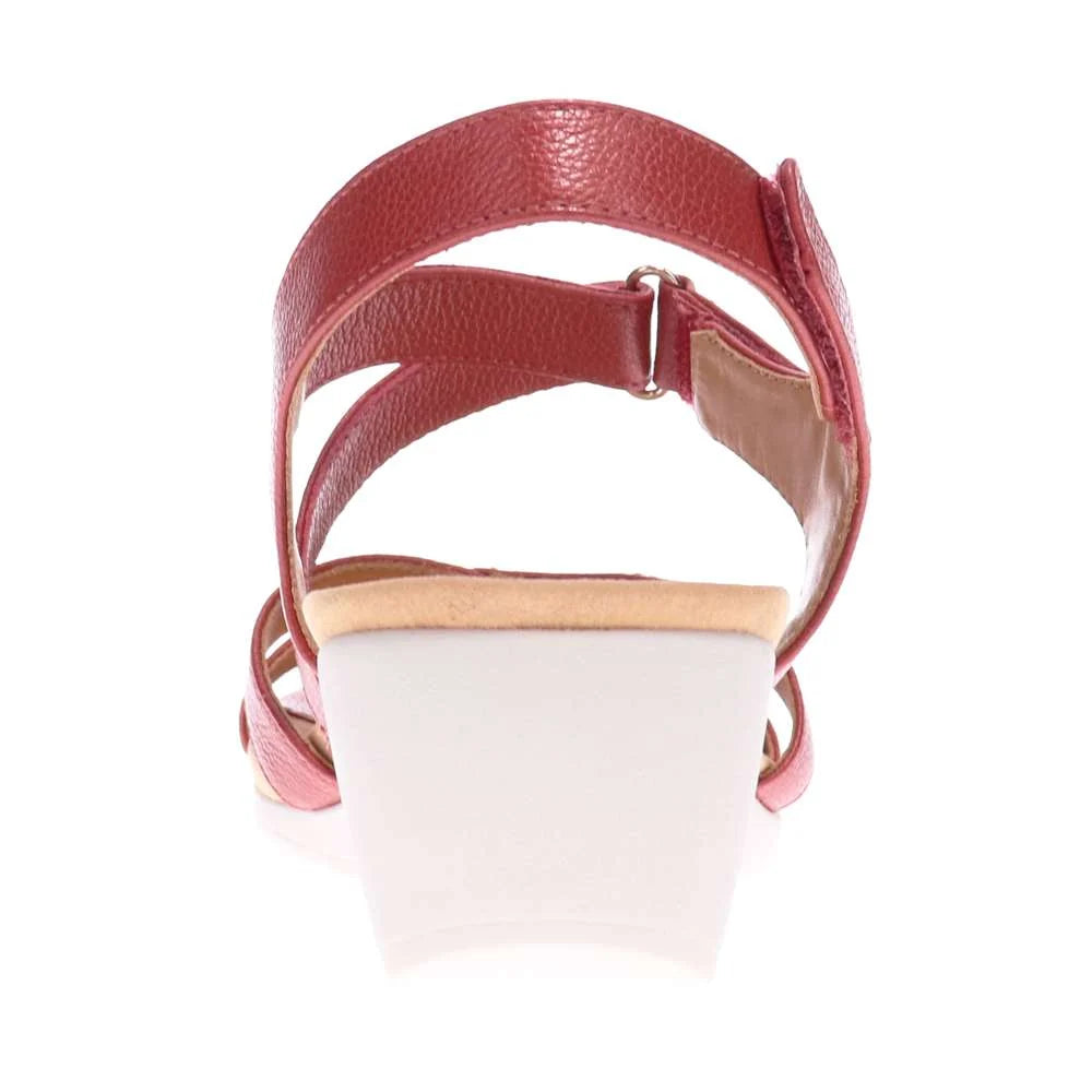 Revere Casablanca Wedge - Ruby Metallic