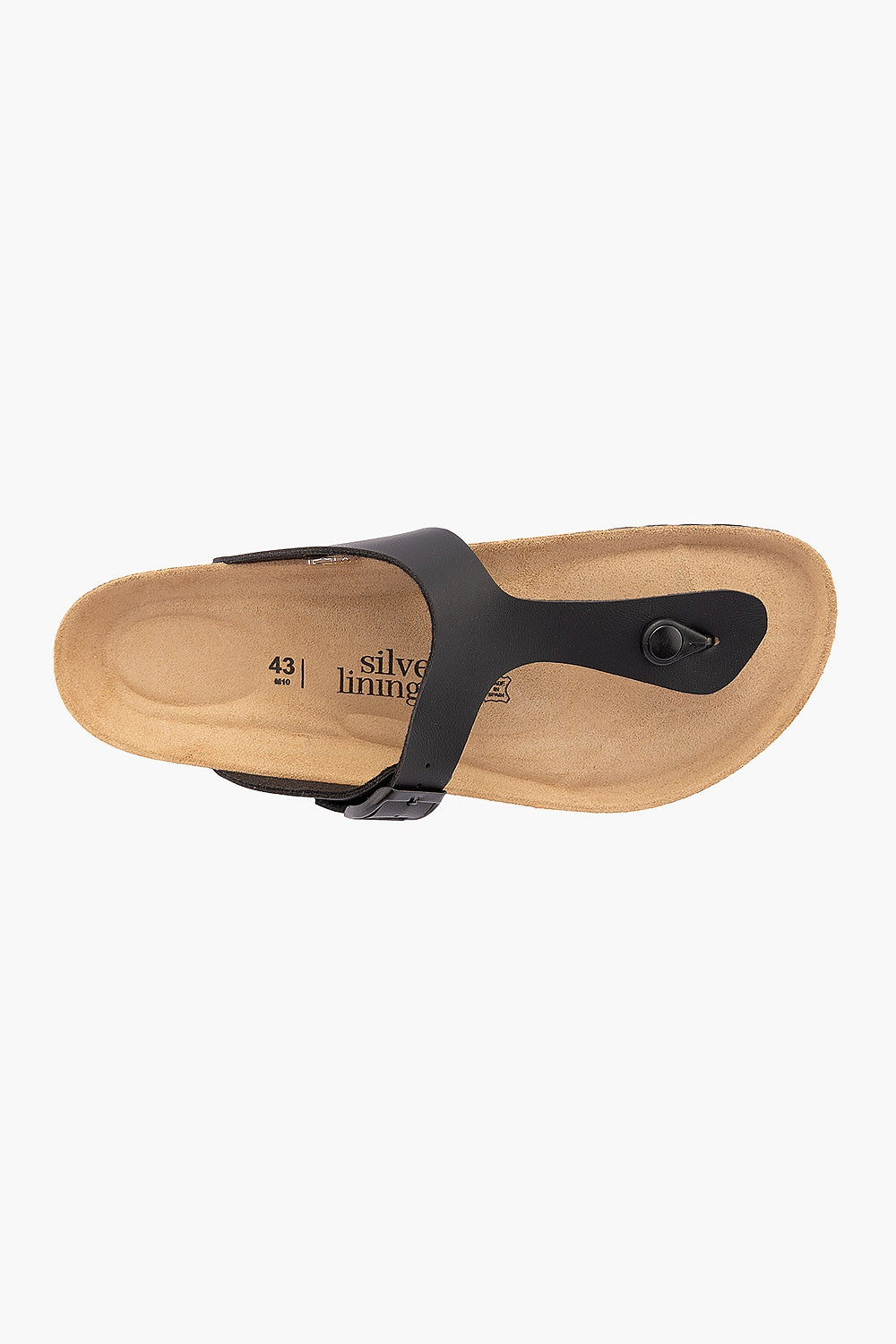 Silver Lining Rosas Mens Plain Black