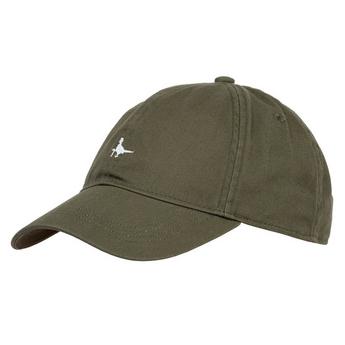 Jack Wills Men's Enfield Pheasant Logo Cap Green Khaki