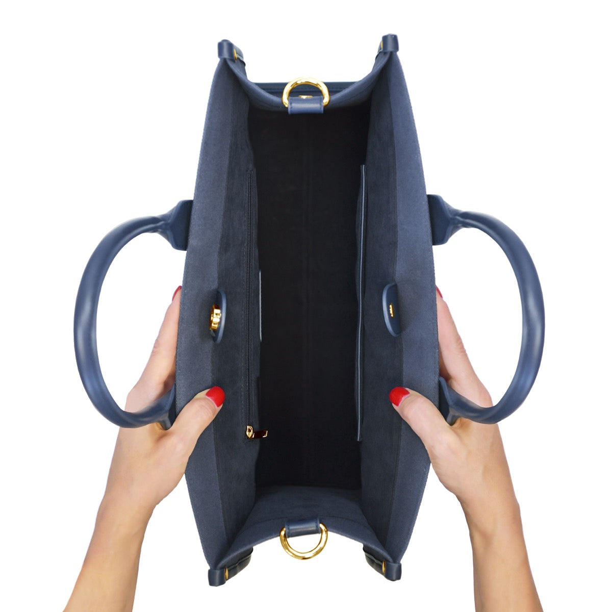 TOTE BAG QUARTIER LATIN NAVY BLUE