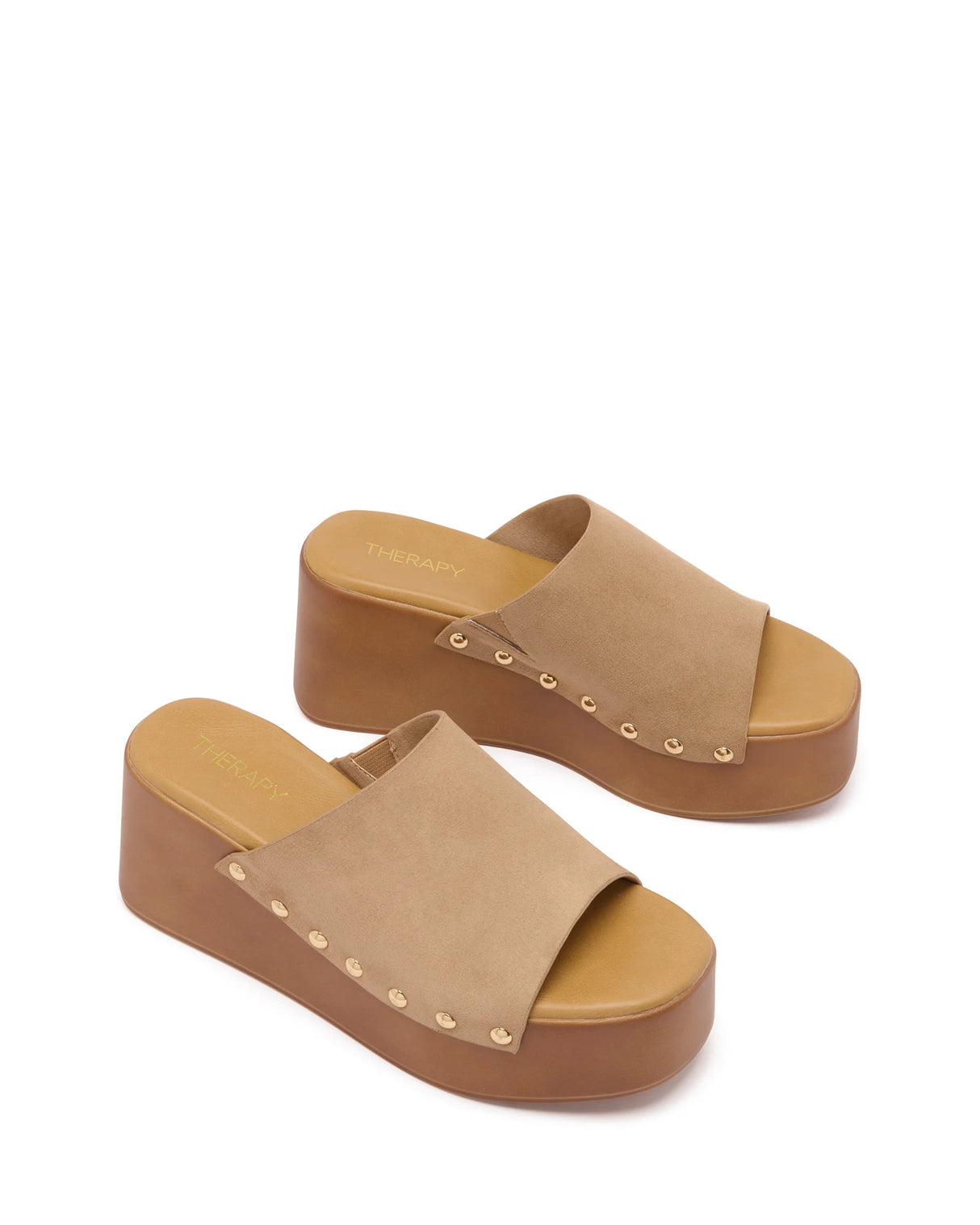 Therapy Imani Toffee Faux Suede